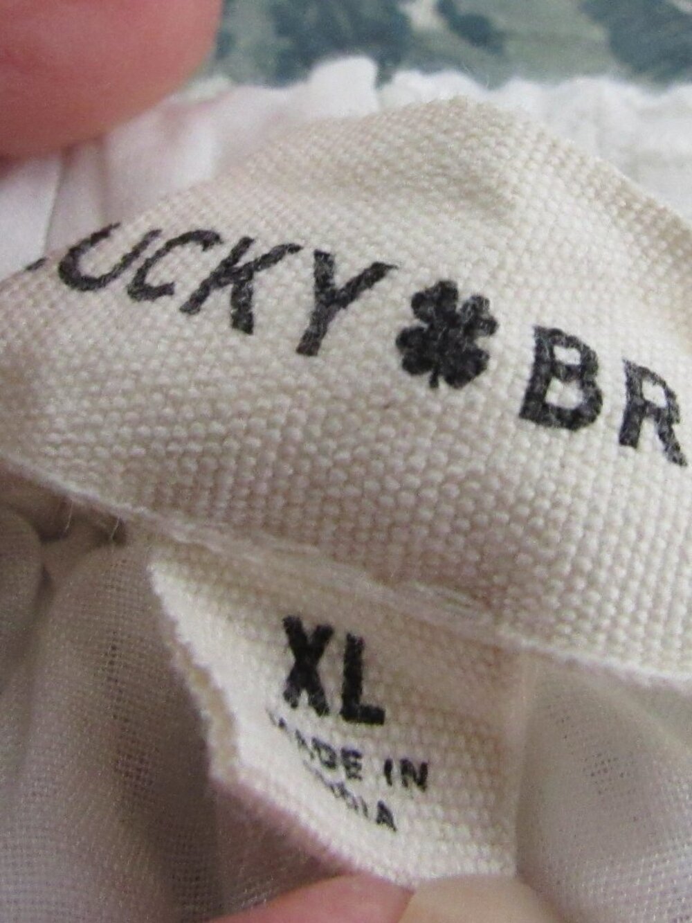 NWT LUCKY BRAND COTTON EYELET MAXI SKIRT LINED  SIZE 16/18 - Picture 11 of 11